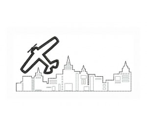 Stickmuster - Skyline